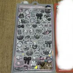 【正規品】ボンボンドロップシール　しろくろボンボン　オリジナル うさぎ