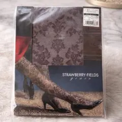 【STRAWBERRY-FIELDS grace】ブラウン フラワー柄 M〜L