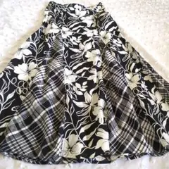 POLO RALPHLAUREN リネンフラワーロングスカートサイズ4