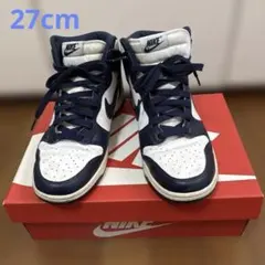 Nike Dunk High ネイビー/ホワイト