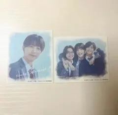 先生さようなら 飾れるキャンバスカードセット 中村嶺亜 菅田琳寧 檜山光成