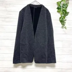 コムサイズム　ノーカラージャケット【S】レディース　オフィス　フォーマル