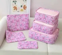 新品 マイメロ ピンク トラベルポーチ 旅行