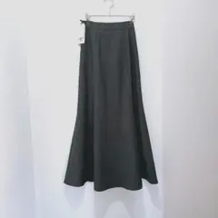 【新品タグ付き】JUNOAH／フレアロングスカート／グレー／Mのサムネイル