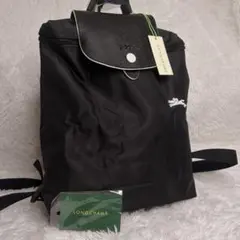 未使用✨Longchamp ルプリアージュ リュック折り畳みブラックバックパック