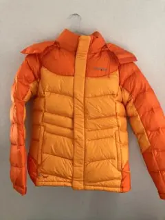美品　mont-bell ダウンジャケット オレンジ