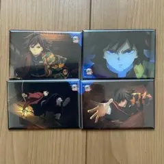 鬼滅の刃　富岡義勇　全方位コレクション缶バッジ　4点　まとめ売り