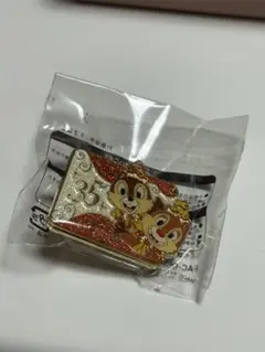 ディズニー 35周年 ピンバッジ チップとデール