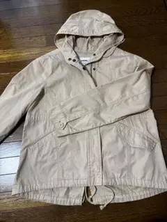 CINEMA CLUB フード付き　ジャケット　ベージュ