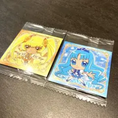 プリキュアウエハース シール キュアマリン　キュアサンシャイン　オールスターズ