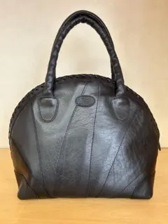 IBIZA （イビザ）レザー黒　ハンドバッグ