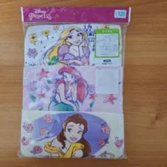 120cm　半袖肌着3枚組　年中素材　ディズニープリンセス