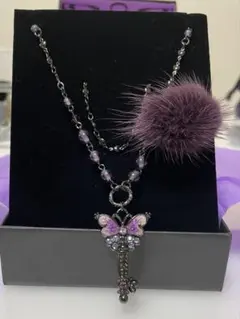 ANNA SUI 蝶モチーフ ネックレスとブレスレットセット アナスイ