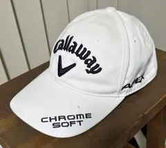 Callaway Chrome Soft 白キャップ　キャロウェイ　ゴルフのサムネイル