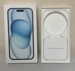iPhone15 ブルー128GB 箱のみ