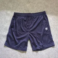 【新品未使用】メンズフィラハーフパンツネイビーのサムネイル
