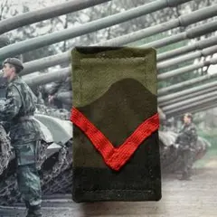 ユーゴスラヴィア連邦軍M93アメーバカモ 上等兵 野戦階級章 実物中古