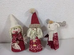 クリスマス飾り　人形セット