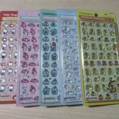 【正規品】ボンボンドロップシール　サンリオ　ミニ　mini　5点セット