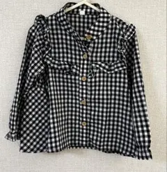 チェックシャツ　100㎝