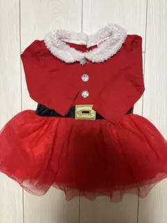 ベビー クリスマス サンタ コスプレワンピース 80