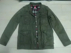 メンズ　古着アウター　ミリタリー　ジャケット　カーキ　アメカジ