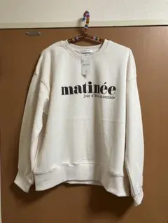 AMERICAN HOLIC フレンチロゴ裏起毛プルオーバー L