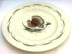 ターキー 七面鳥 ディナープレート【超レアパターン】英国製手描 スージークーパーのサムネイル