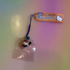 ご当地キティ　根付け　大阪限定 ハローキティ ストラップ　たこ焼き