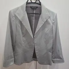 INDIVI グレー テーラードジャケット 40