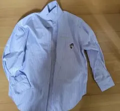 チップ＆デール ストライプシャツ ブルー