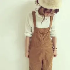 アングリッド　Ungrid サロペットオーバーオール　コーデュロイ