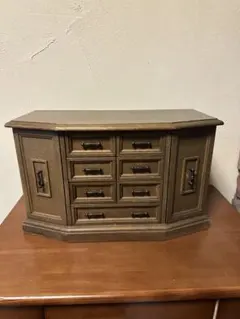 希少アンティーク木製ジュエリーBOX