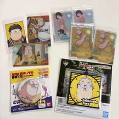 サカモトデイズ 缶バッジ 一番くじ コースター ミニフォトカード 他 坂本太郎