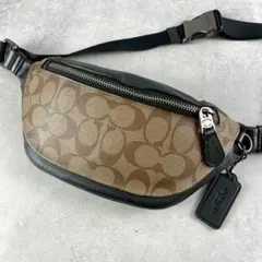 極美品★COACH コーチ ボディバッグ ショルダーバッグレザーチャーム付