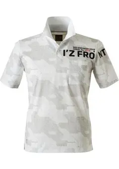 ★新品★アイズフロンティア ストレッチ半袖ポロシャツ ホワイト Sサイズ 515