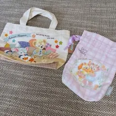 Duffy and Friends ミニトートバッグ 巾着セットのサムネイル