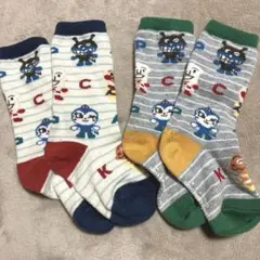 ベビー靴下 キャラクター柄 2足セット（13-16cm）