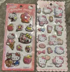 ハローキティ マシュマロシール　スパンコールパーティー　サンリオ