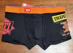ディーゼル　新品　メンズ　ボクサーパンツ(オレンジ/ブラックM)