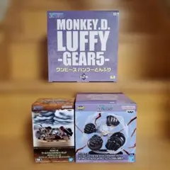 ワンピース ワーコレ フィギュア2種、バンブーどんぶりアソートB 計3点セット