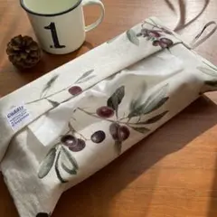 ボックスティッシュカバー　オリーブ