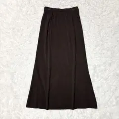 トランクヒロココシノ ロングフレアスカート ブラウン 上品 Aライン a2379のサムネイル