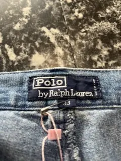 90s POLO Ralph Lauren タック入りデニムショーツ