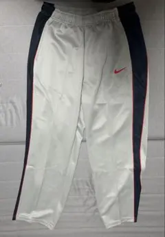 Nike Dri-FIT XL ジャージパンツ ホワイト/ネイビー