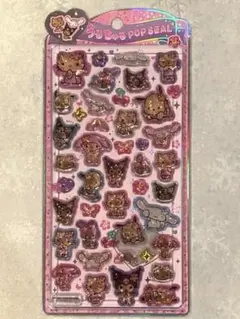 【正規品】うるちゅるPOPシール　日焼けサンリオキャラクターズ