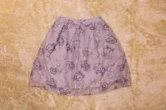 【美品】花柄オーガンジースカート マジェスティックレゴン