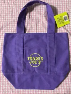 TRADER JOE'S トリック・オア・トリート トートバッグ　紫
