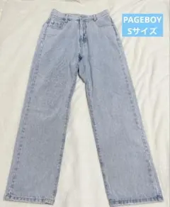 PAGEBOY ライトブルー クラシックストレートジーンズ25inch Sサイズ