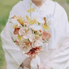 [미품] 부케 부토니에 인공 꽃 인공 꽃 웨딩 기모노